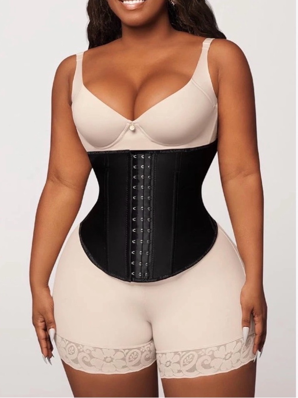High-Compression Black Waist Trainer - Sculpting Shapewear